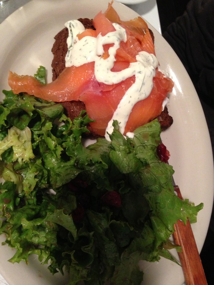 Salmon Wrapped Poached Egg