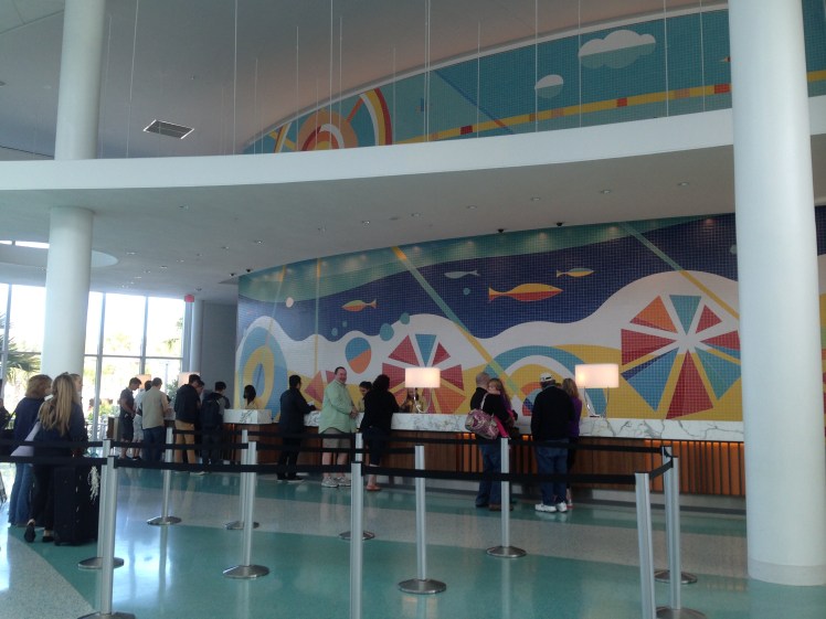 Cabana Bay Beach Resort; front desk