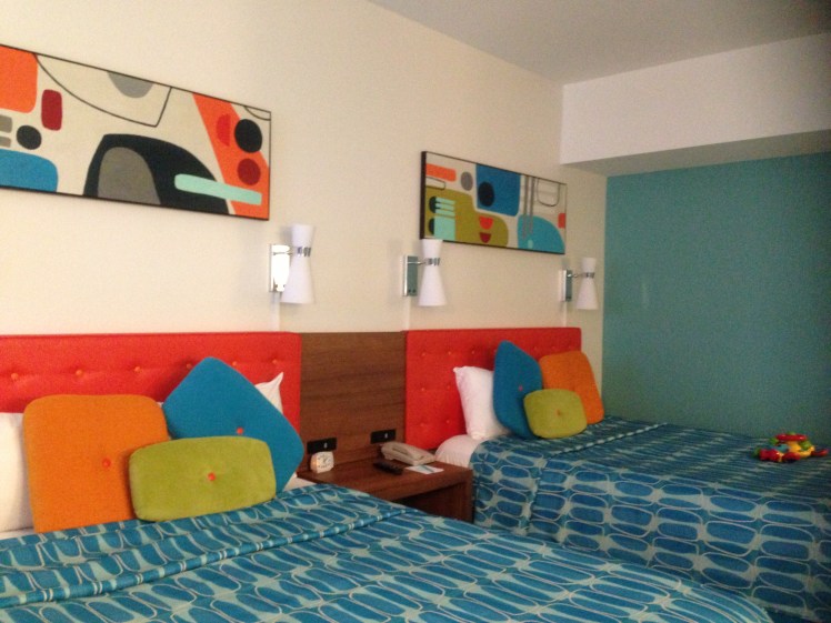 Cabana Bay Beach Resort; the room