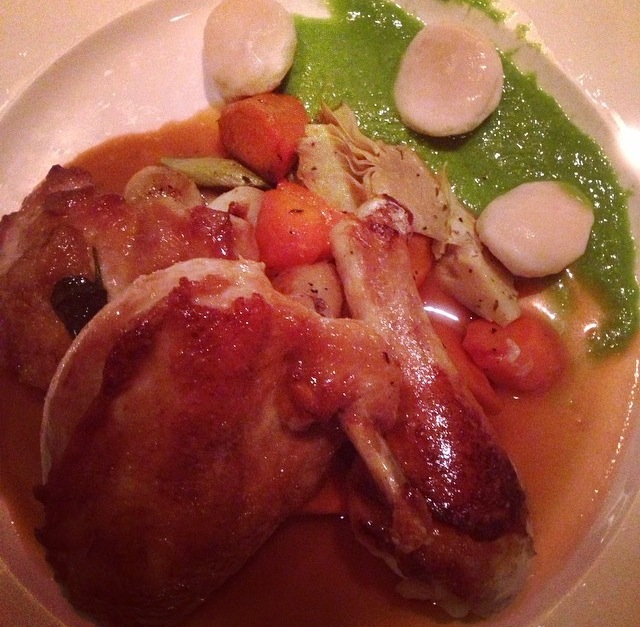 Dinner: Pan Roasted Amish Chicken