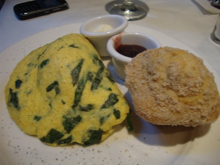 Farmers Omelette with muffin