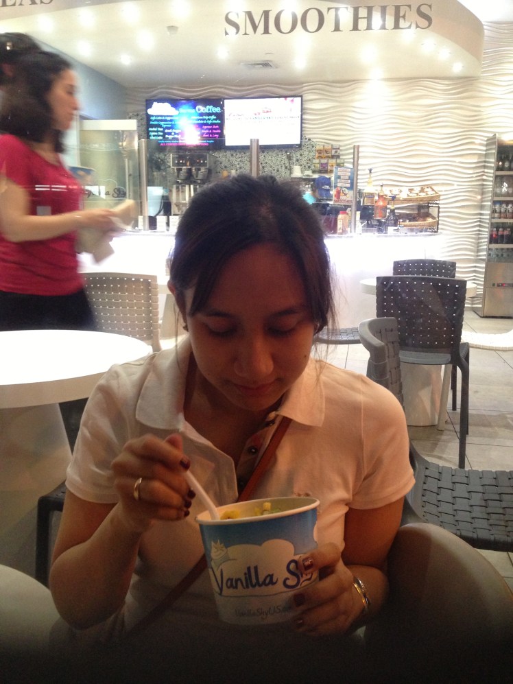 munch and munch and munch - pardon my messy hair and appearance :D