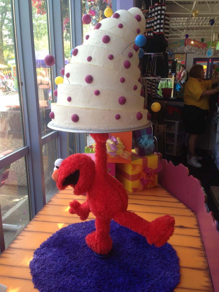 Elmo & huge cake