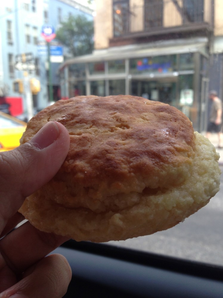 Biscuit with honey and butter <3