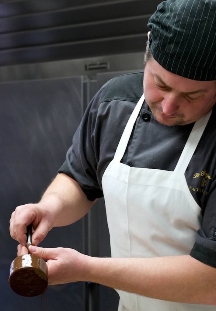 Owner and Executive Pastry Chef, Stephan Willemin, in action