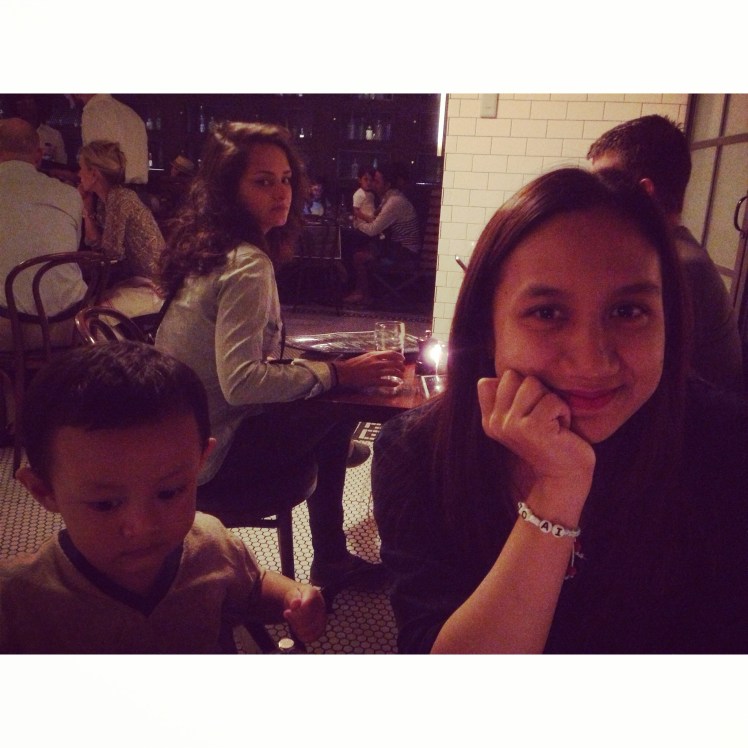 with my favorite boy (photobombed by the girl behind us LOL)