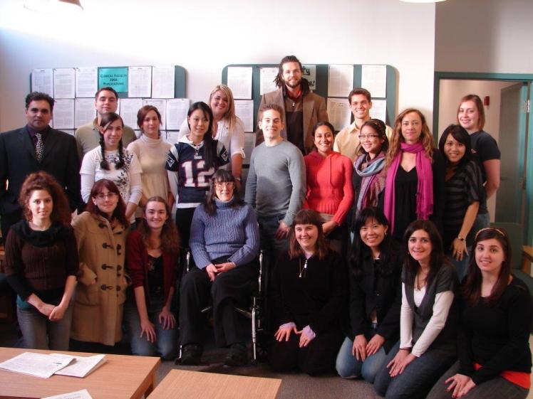 Dr. Malley-Morrison with her team :)